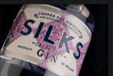 Silks Irish Dry Gin, Hand Distilled . Small batch